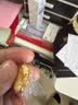 周大福儿童宝宝百福长命锁黄金吊坠女约4.85g EOF98生日礼物 实拍图