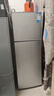 志高（CHIGO）双门冰箱118升两门宿舍租房小户型家用冷藏冷冻小冰箱节能BCD-118A158JD银色 以旧换新 实拍图