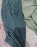 红豆居家睡衣女夏季纯棉休闲短袖短裤女士睡衣可外穿家居服绿色165/88A 实拍图