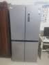 美的（Midea）480升十字四开门冰箱全空间养鲜抗菌净味双变频一级能效风冷无霜超薄家用大容量以旧换新国家补贴 【新国标升级款】MR-497WSPEA榭湖银 实拍图