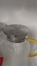 富光耐热玻璃凉水壶大容量家用果汁杯花茶杯茶壶冷水壶锤纹壶1200ML 实拍图