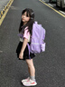 星密途2026新款女书包小学生1-3-6一三六年级库洛米大容量护脊儿童书包 紫色【幼儿园款】 3-4-5-6二年级女孩幼儿园书包入升学儿童书包背包 实拍图