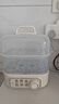 美的（Midea）煮蛋器蒸蛋器 双层家用迷你小蒸锅 早餐 鸡蛋羹自动断电防干烧便携式家用MZ-ZDE2015 实拍图