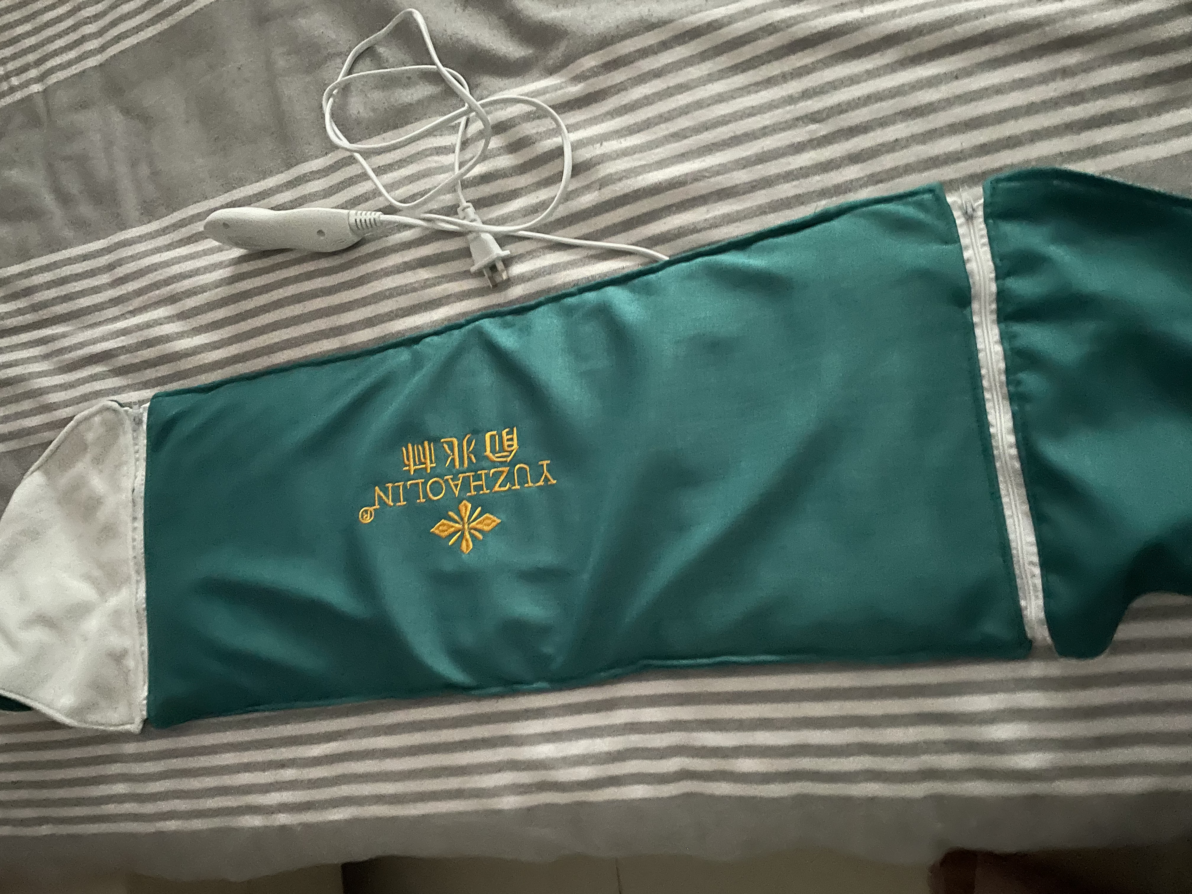 俞兆林海盐热敷袋盐袋热敷包理疗袋腰部电加热肩颈艾灸粗盐袋暖宫腰带 实拍图