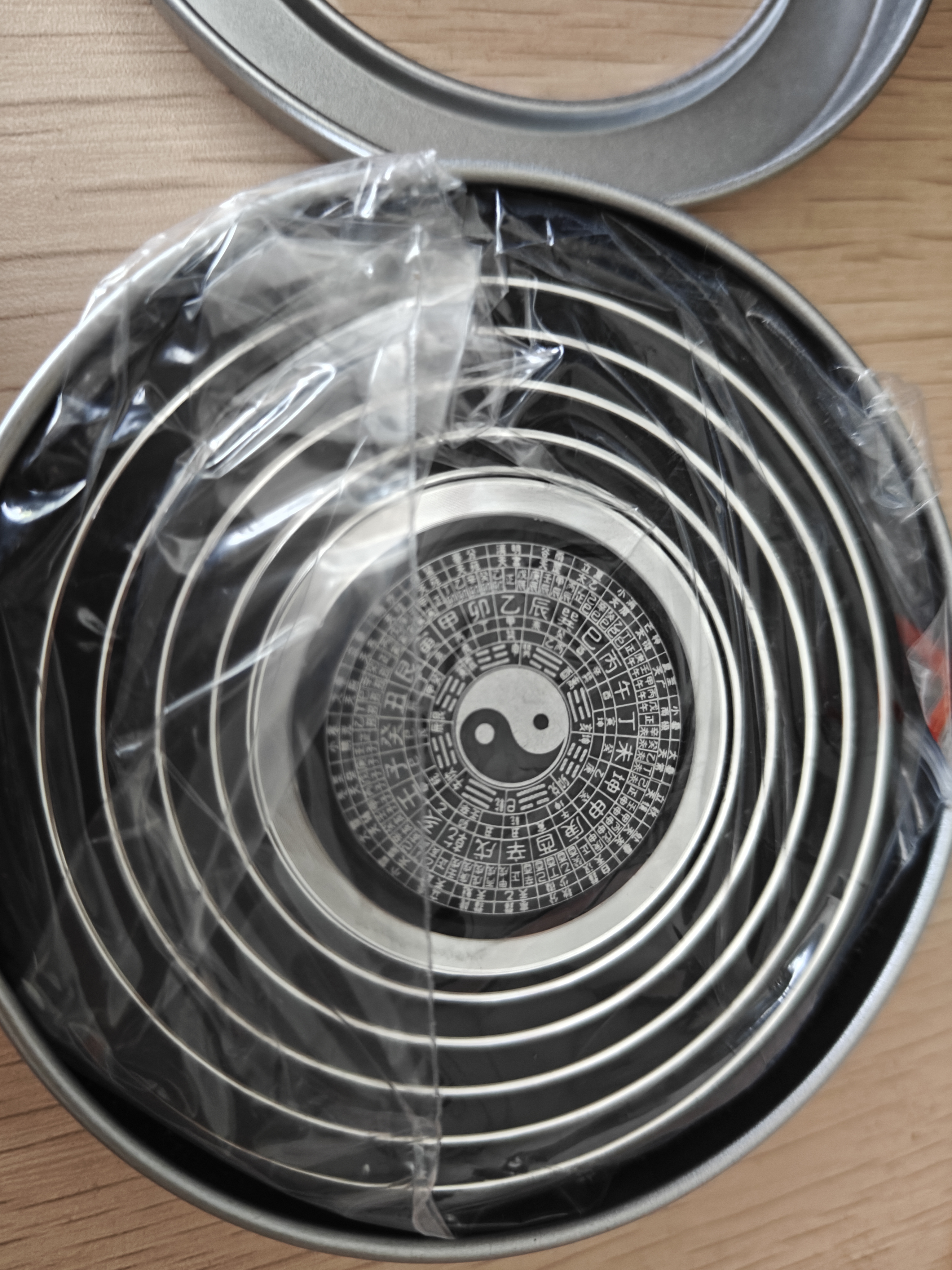 Murcia指尖陀螺国风太极八卦阵全金属成人手指解压玩具减压神器64卦罗盘 实拍图