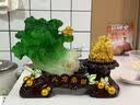 聚善缘八方来财白菜摆件招财金蟾客厅办公室收银台装饰店铺乔迁开业礼物 大号八方来财(金蟾款)*礼盒 高29.3cm 实拍图