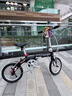 大行（DAHON） 412折叠自行车14英寸单速超轻迷你铝合金学生成人单车BYA412 黑色 实拍图