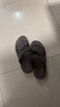 骆驼牌 男鞋休闲拖鞋真皮凉鞋牛皮透气耐磨沙滩鞋 W822287612棕色43码 实拍图