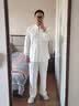 JEEP SPIRIT唐装男中国风男装夏季中式服装爸爸装男士休闲汉服古装太极服 白色【奢级材质】 XS 70-85斤【奢级材质】 晒单实拍图