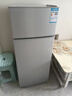 新飞冰箱家用一级能效 租房用小型二门电冰箱冷藏冷冻两用1-2人双门小冰箱办公室迷你小户型 【一级能效】86A138银色+保温盒款/HOT 实拍图
