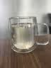 GLASSLOCK茶杯双层玻璃杯家用儿童水杯咖啡杯耐高温泡茶杯室高硼硅450ml 实拍图