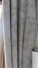 金蝉现代简约日式成品窗帘布客厅卧室全遮光窗帘打孔式星蓝色 150*200 实拍图