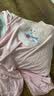 G.duck小黄鸭童装艾莎公主女童睡衣春秋装儿童睡袍卡通爬服宝宝防踢睡袋 粉色 80 尺码9-12月(建议75-85cm) 晒单实拍图