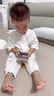 bebebus婴儿睡袋小风车春夏季薄款儿童分腿睡袋短袖宝宝防踢被 L码 实拍图