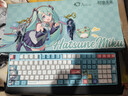 AKKO初音未来二次元IP联名电竞游戏108键客制化三模机械键盘全键热插拔键盘钢琴轴-绿色款1 实拍图