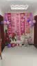 演绎 生日场景布置女孩儿童周岁生日快乐派对装饰气球横幅条幅挂布 实拍图