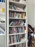 阿格贝贝图书馆书架钢制家用书柜落地置物架客厅卧室多层储物架至尊版 至尊版2.2米高0.8米宽白色主架 实拍图