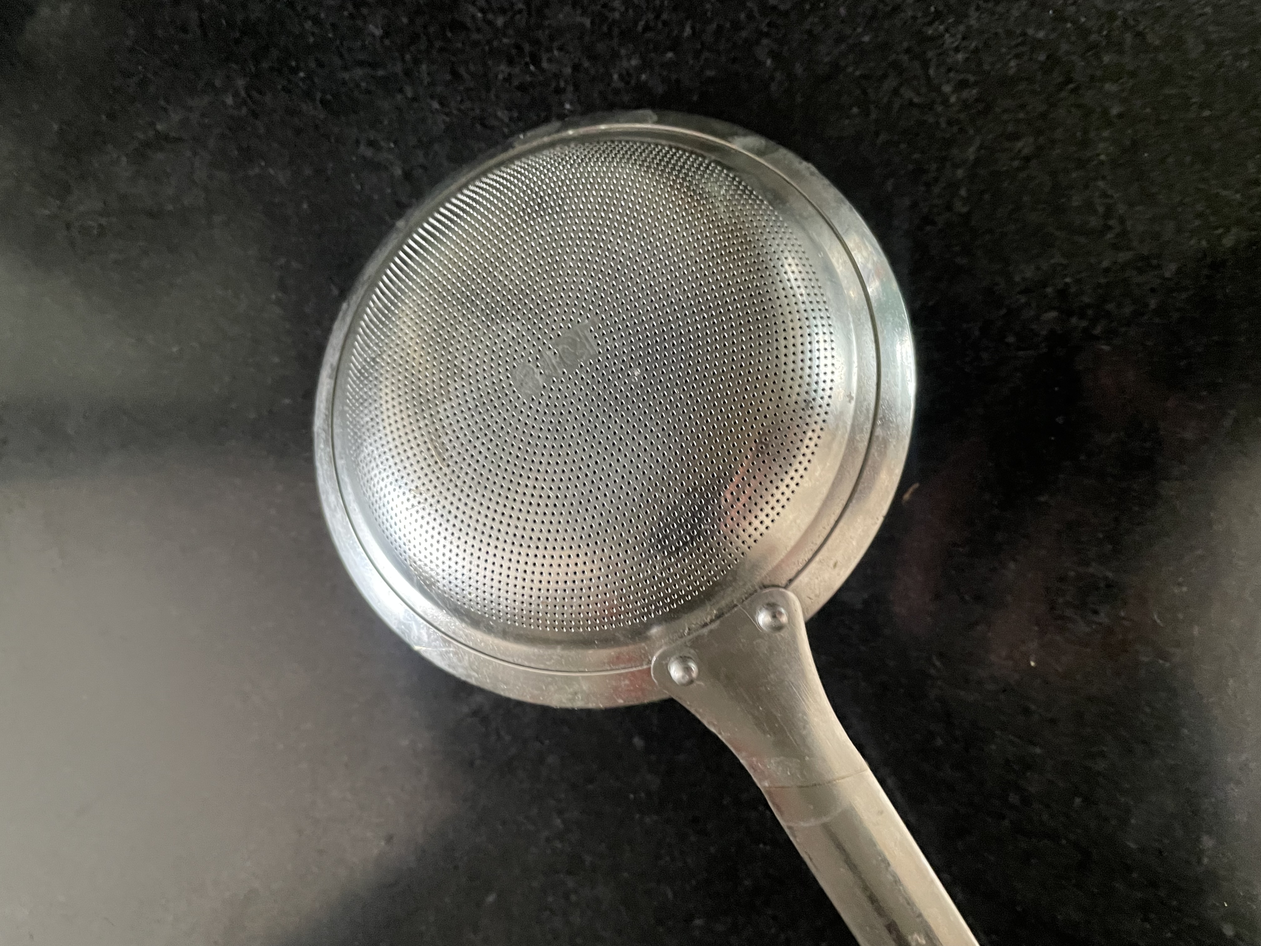 onlycook打沫漏勺加厚316L不锈钢去浮沫捞勺家用火锅过滤撇油神器-小号 实拍图