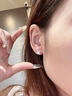 唯一（Winy）施华洛世奇锆999纯银耳钉女耳环饰2026新款七夕情人节礼物送老婆 实拍图