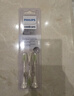 飞利浦（PHILIPS）电动牙刷头官方原装适配HX24系列/HX2461/HX2431/HX2471/02紫色刷柄清洁亮白 3支装HX2033/04 实拍图