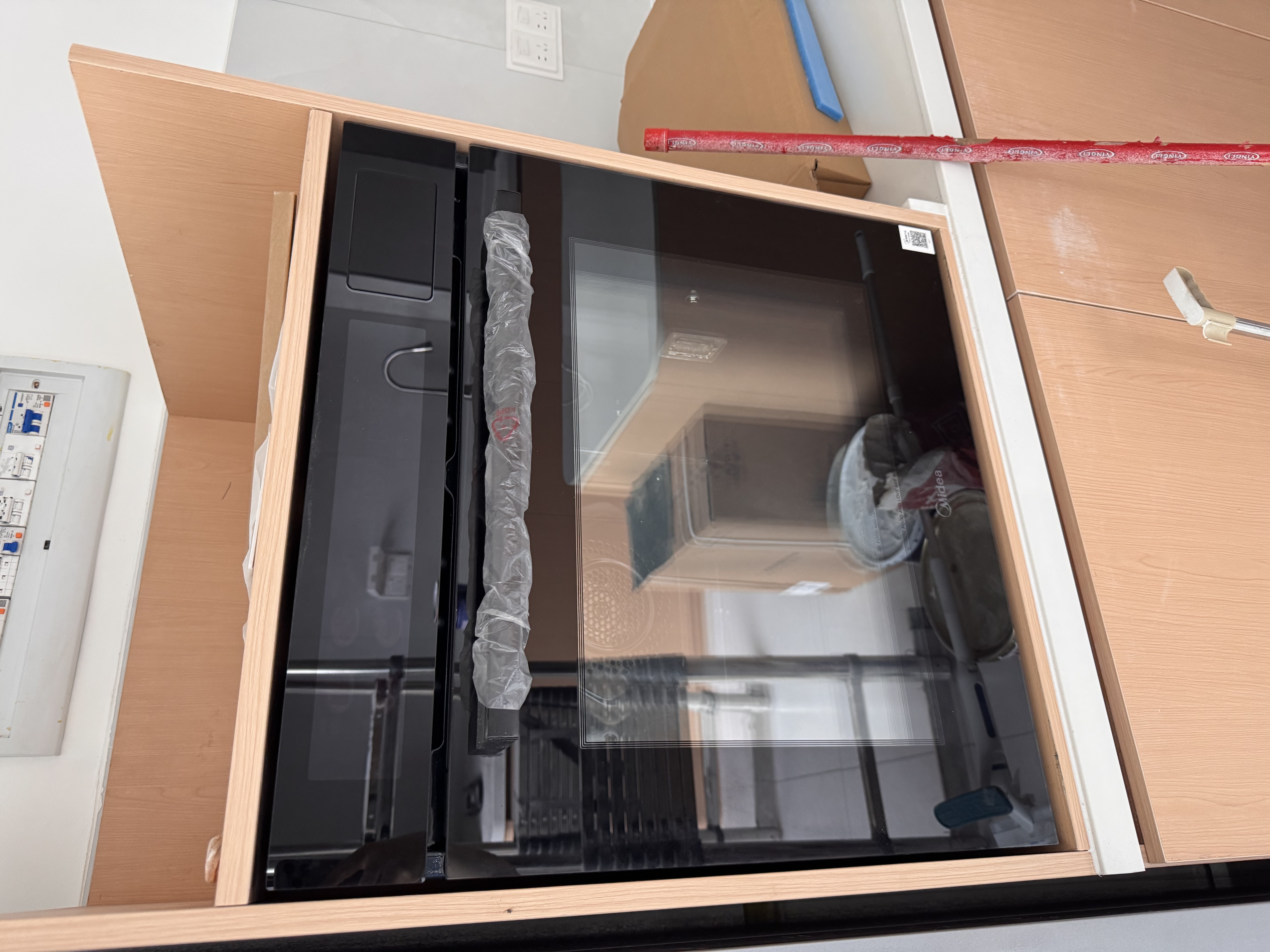 美的（Midea）78L大容量嵌入式蒸烤一体 航空涡轮热风 温湿双控 13.4英寸大彩屏 蒸烤炸炖4合1体SX7 实拍图