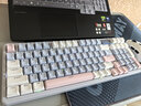 雷柏（Rapoo）V700DIY-98升级款 三模客制化无线机械键盘gasket结构7层填充消音全键热插拔键盘 蓝灰粉(弹白轴) 实拍图