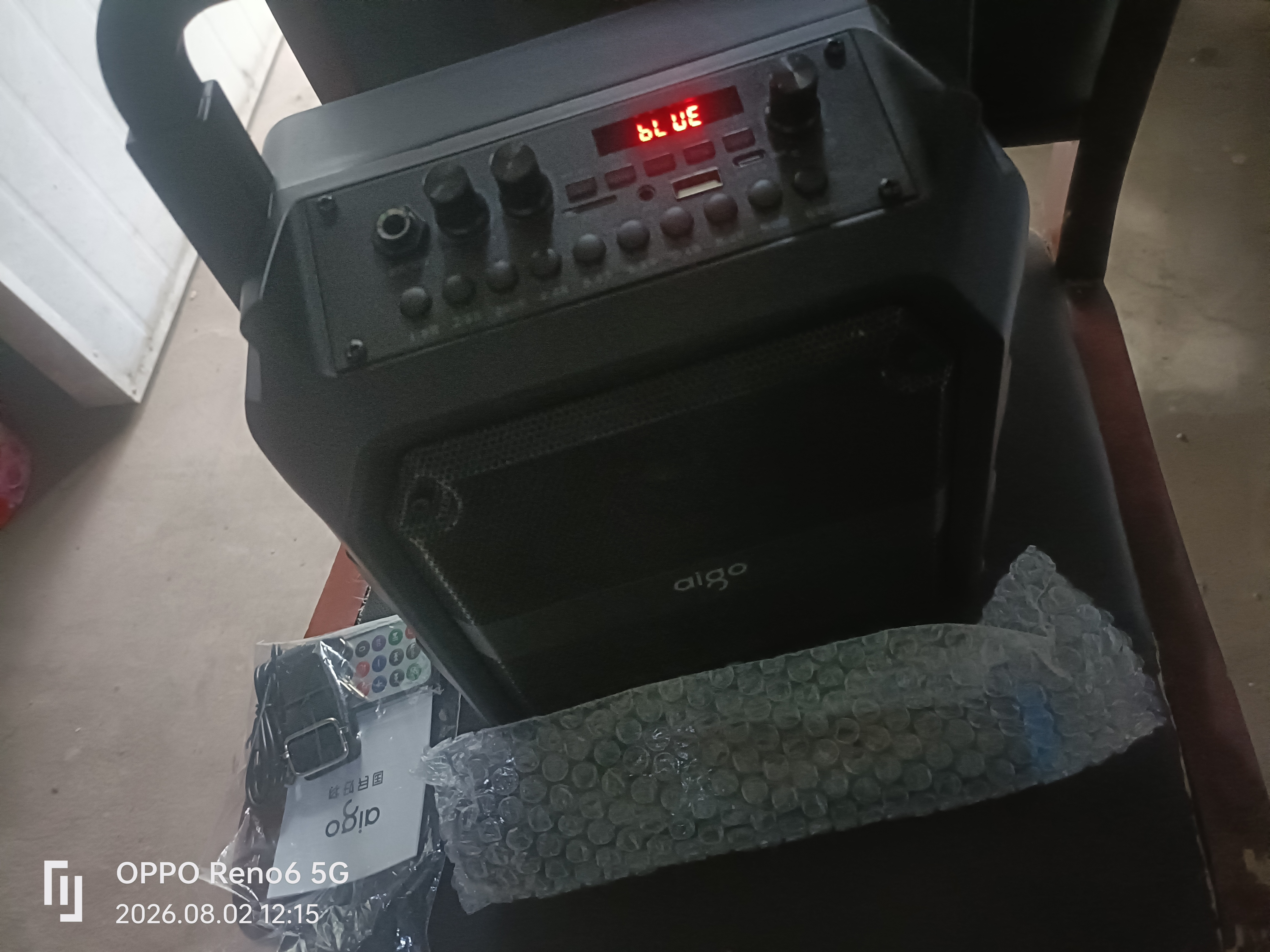 爱国者T52蓝牙音箱大音量便携户外K歌广场舞音箱无线收款音响带麦克风U盘TF卡低音炮喇叭扩音器 单麦克风 实拍图