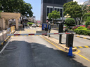 停车场道闸杆道闸栏杆铝合金八角杆直杆门卫挡车杆拦车杆小区门禁起落杆6米门禁停车杆子大门升降杆闸杆4米 86*44银红/红白杆4米 实拍图