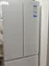 海尔（Haier）冰箱345升彩晶面板一级能效风冷无霜超薄家用法式多门双开门四门四开门小户型Leader系列电冰箱 钢化玻璃面板丨净味除菌丨升级款丨 345升 实拍图