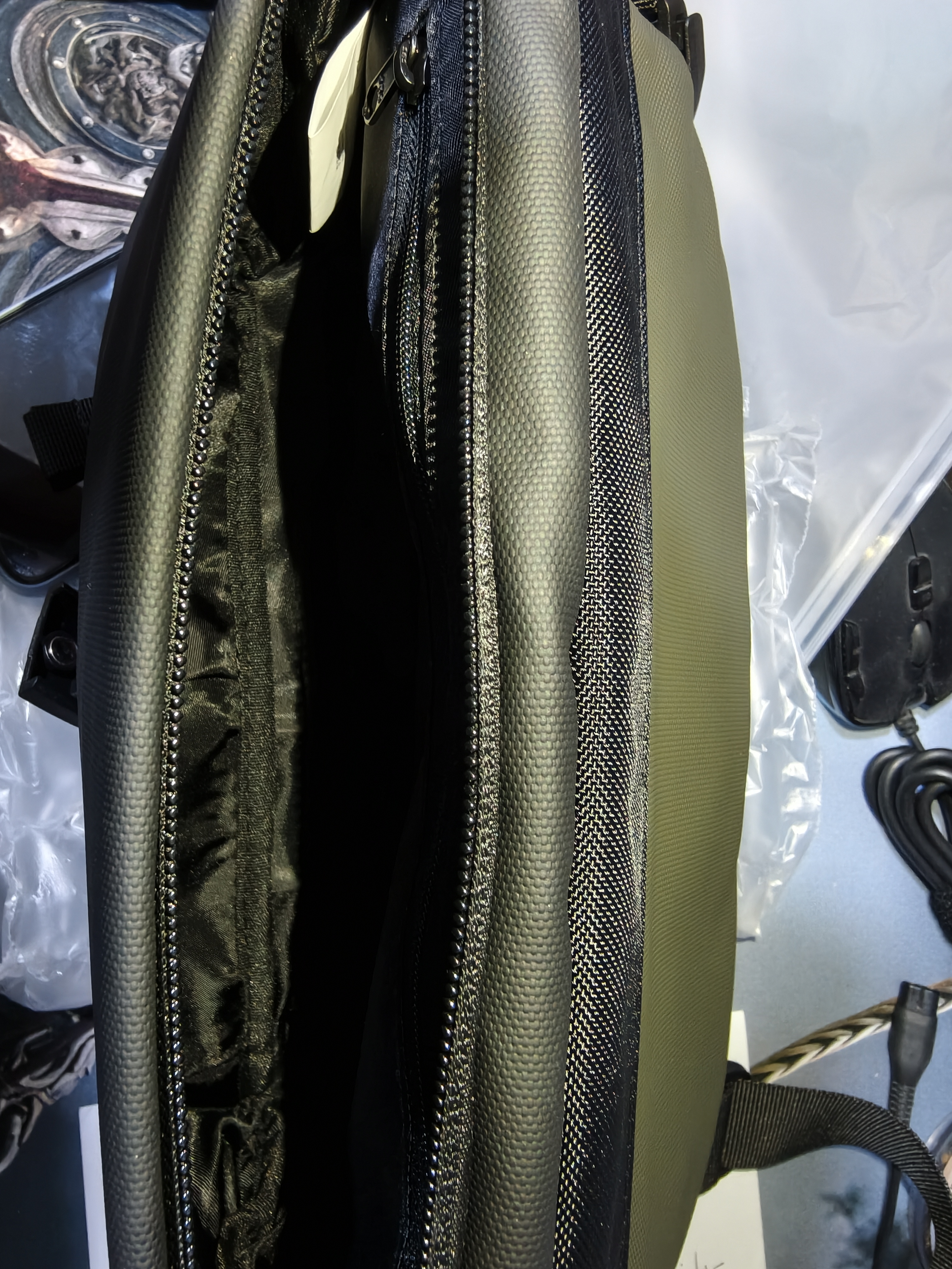 史莱辛格（Slazenger）潮酷皮膜机能风撞色男士小包时尚斜挎包男轻便运动挎包胸包 实拍图