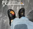 卡骆驰（CROCS）新款厚底云朵洞洞鞋送女友礼物206750 黑色   38-39 实拍图