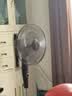 美的（Midea）【加大网罩】七叶轻音柔风电风扇/家用省电落地扇/小型台式电扇/广角摇头大风力宿舍风扇 SAE35CA1 实拍图
