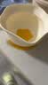 COOKSS蛋花辅食碗喂水喂奶训练吃饭硅胶吸盘碗宝宝餐盘儿童 实拍图