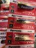 松下（Panasonic）27A12V电池 5节高伏碱性遥控器电池27a适用于防盗卷帘门无线门铃汽车防盗器激光笔点火器等LRV27A 实拍图