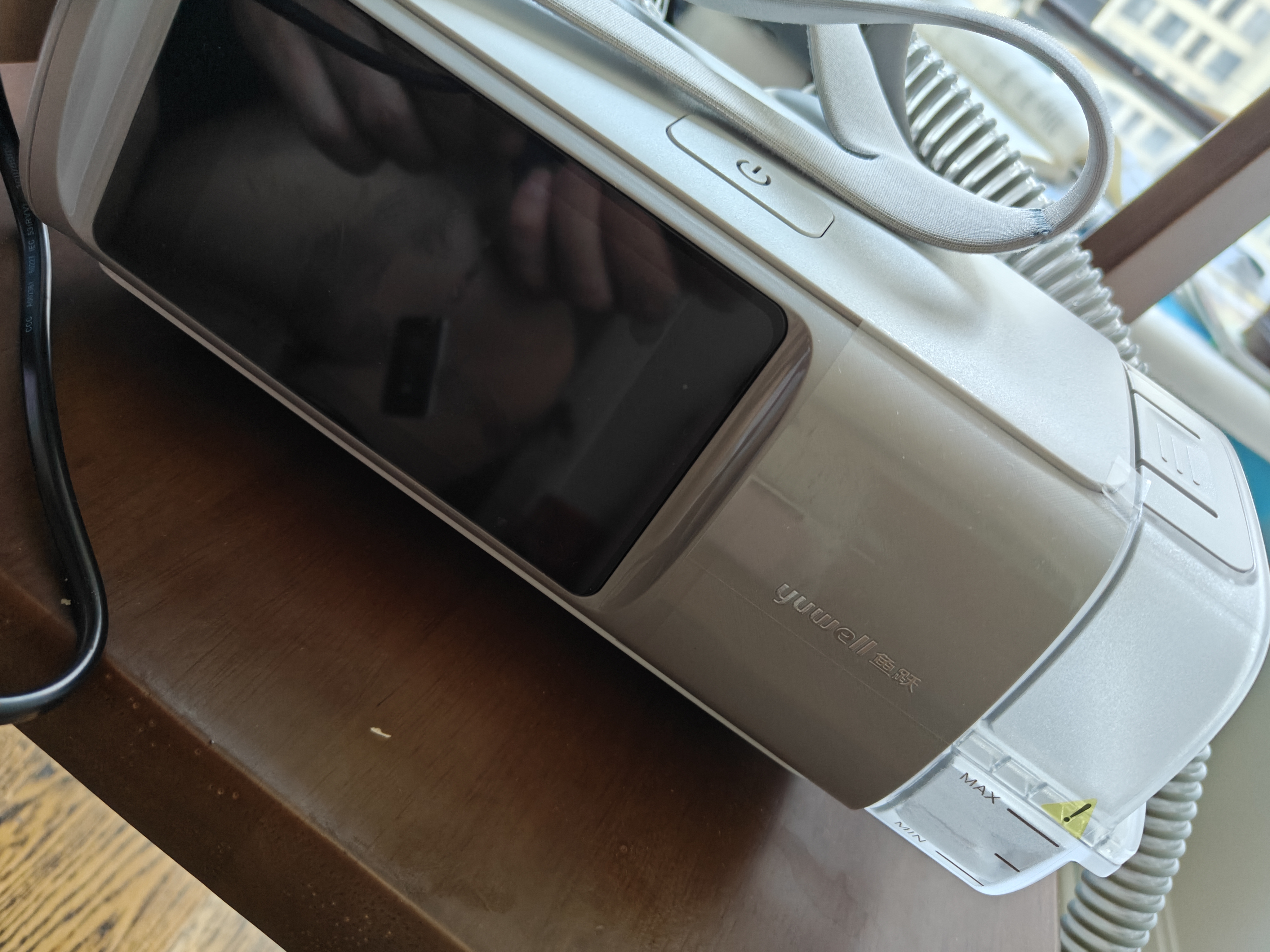 鱼跃920Auto双水平呼吸机全自动睡眠打呼噜家医用憋气呼吸暂停止鼾 实拍图