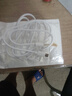 USB小夜灯LED数据线type-c充电线100W手机超级快充一拖三 6A快充线（1.5米） 一条装 实拍图