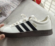 adidas「小锯齿」D-PAD CLASSIC美高风篮球风板鞋男女阿迪达斯 白色/遗迹蓝/棕色   42 实拍图