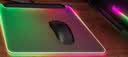 雷蛇（Razer）烈焰神虫V2专业版鼠标垫 RGB幻彩 细致纹理 防滑橡胶底面 黑 实拍图