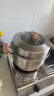 爱仕达（ASD）蒸锅304不锈钢双层家用蒸煮炖汤锅 28CM加高多层蒸笼·原木系列G2 实拍图