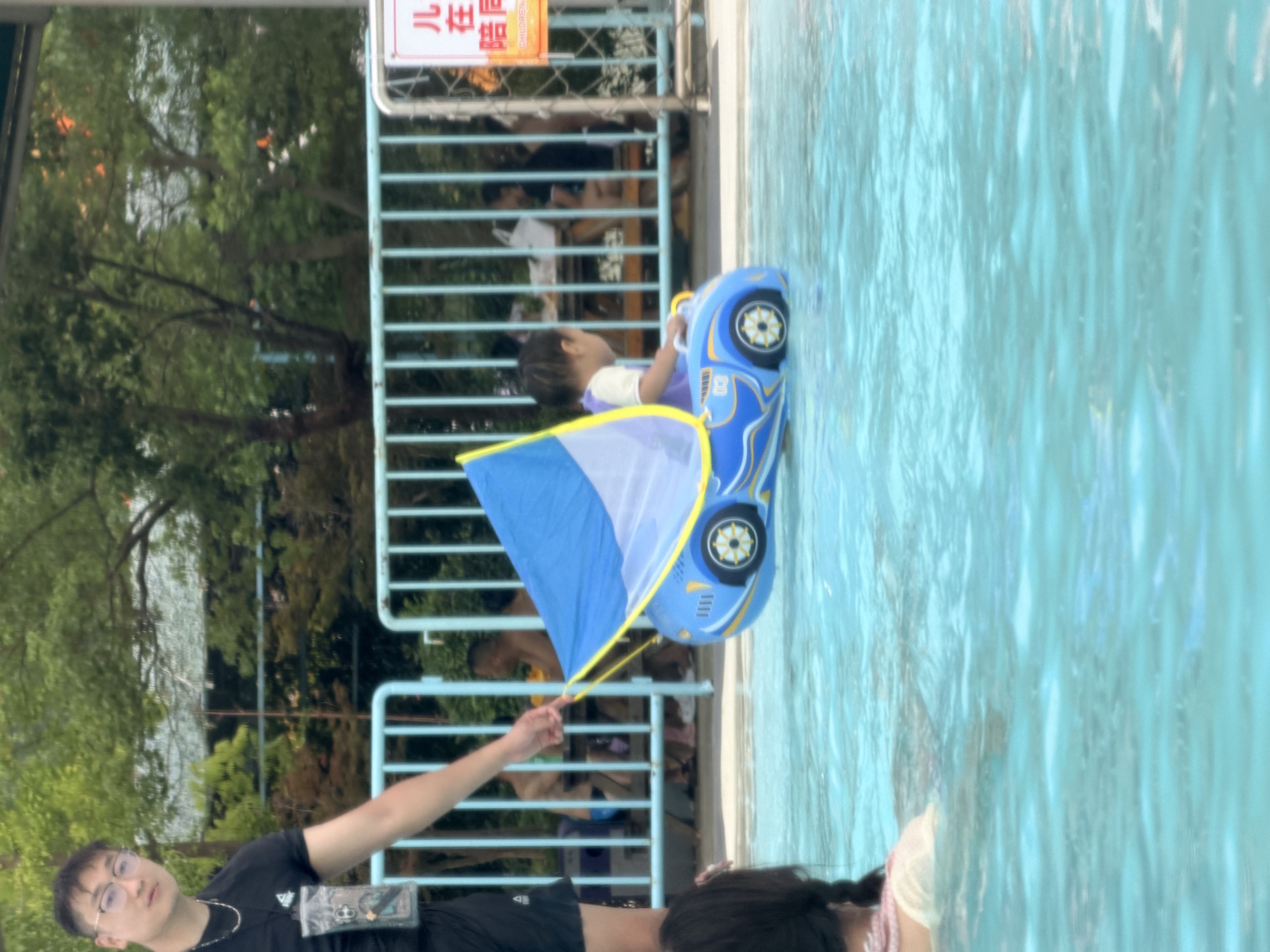 swimbobo儿童游泳圈小孩户外戏水坐艇婴儿玩水游泳装备K2016p 实拍图