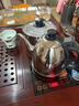 金灶（KAMJOVE）电水壶恒温电茶炉 涌泉式底部自动上水电热水壶 烧水壶 茶具抽水烧水茶具 0.9L H-K9【20*37cm台嵌两用】 实拍图