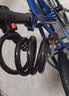 大行（DAHON）自行车锁五位密码锁通用公路车山地车锁防盗自行车锁 黑色【带锁架】 实拍图
