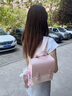 喵小姐七夕情人节礼物送女友双肩包女士新款韩版大容量学生通勤休闲背包 粉色-礼盒装【送花束+挂饰+贺卡】送女友生日礼物 七夕情人节限定礼品，送女友老婆高级感礼物 实拍图