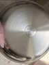 维艾（Newair）316不锈钢盘子加厚家用盆圆 形耐摔食品级碟子餐盘备菜蒸盘 实拍图