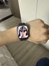Apple/苹果WatchS11智能手表GPS款42毫米深空灰色铝金属表壳黑色运动型表带S/M-联通补贴 实拍图