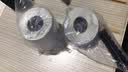 靓码 TSC 哑银标签纸PET不干胶消银龙亚银纸打印机 银色标签纸耐刮固定资产 出厂铭牌条码纸 50*30*1500张/卷 单排（常用规格） 实拍图