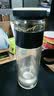 特美刻（TOMIC）茶水分离泡茶杯抗菌双层玻璃杯男杯子钛茶隔茶杯男生日礼物 实拍图