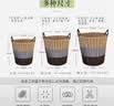 京惠思创脏衣篮仿藤收纳篮玩具收纳筐收纳桶特大容量脏衣篓可折叠洗衣篮 实拍图