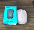 罗技（Logitech）M221 轻音鼠标 无线鼠标 办公鼠标 对称鼠标 带无线微型接收器 米白色 实拍图