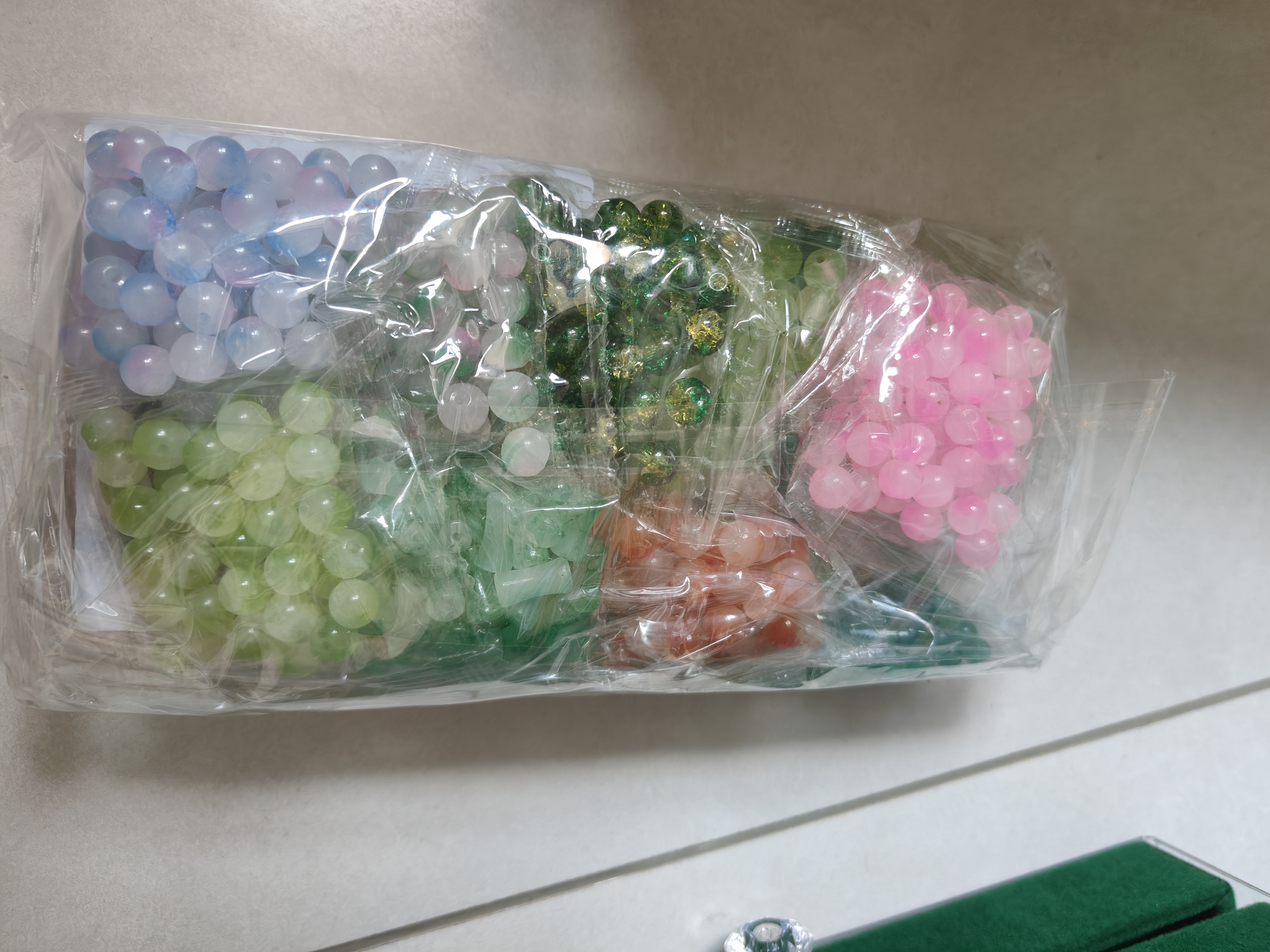 丹米琦儿童古风串珠礼盒玩具萌宝熊猫女孩发饰琉璃手工diy过家家玩具 实拍图